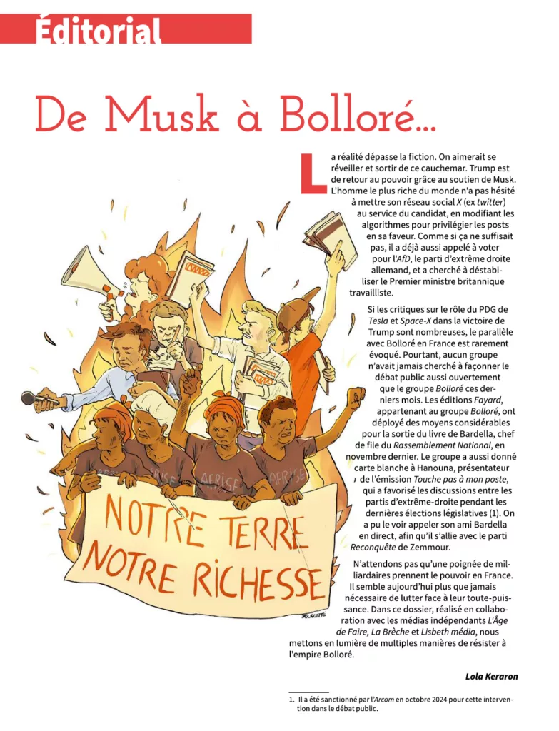 Éditorial du magazine Revue Silence mars 2025