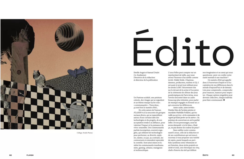 Éditorial du magazine Flaash été 2025