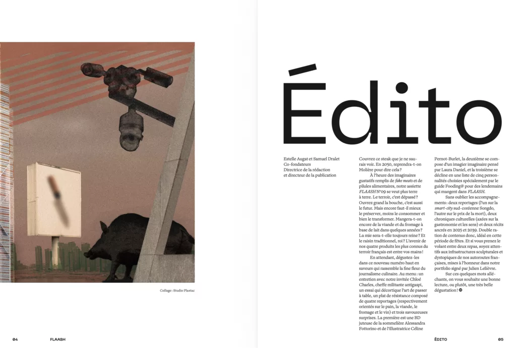 Éditorial du magazine Flaash hiver 2025